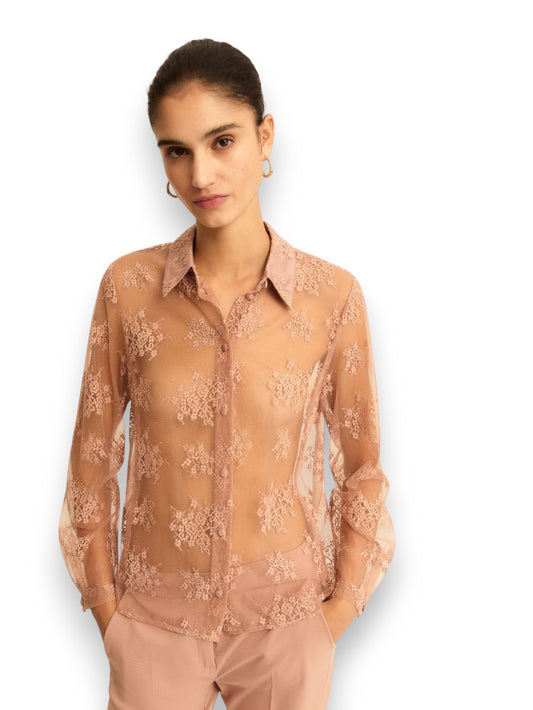 Emme Marella Polo In Jersey - T-Shirt Donna - Malva