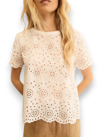 Emme Marella T-Shirt Donna - Bianco Ottico