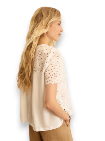 Emme Marella T-Shirt Donna - Bianco Ottico