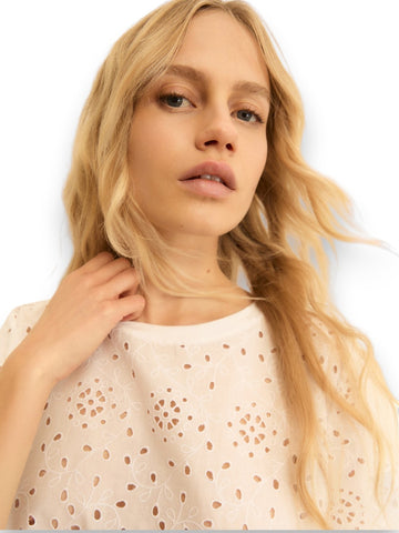 Emme Marella T-Shirt Donna - Bianco Ottico