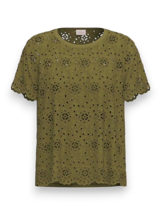 Emme Marella T-Shirt Veletta - T-Shirt Donna - Verde Militare