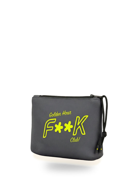 F**k Regular Pochette - Borse Unisex - Grigio