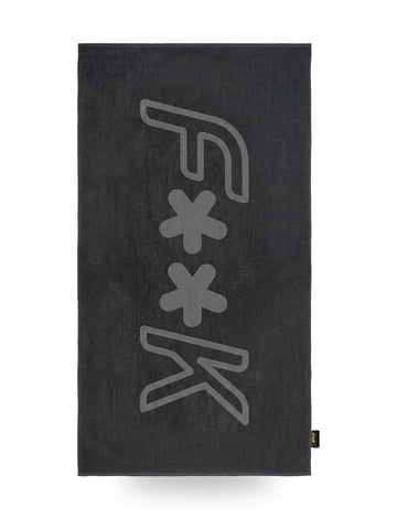 F**k Telo Mare - Spugna - Accessori Mare Unisex - Nero