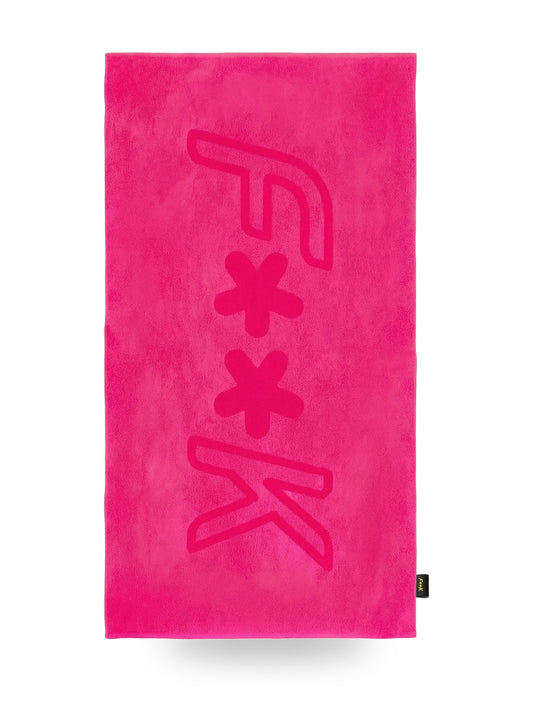 F**k Telo Mare - Spugna - Accessori Mare Unisex - Fuxia Fluo