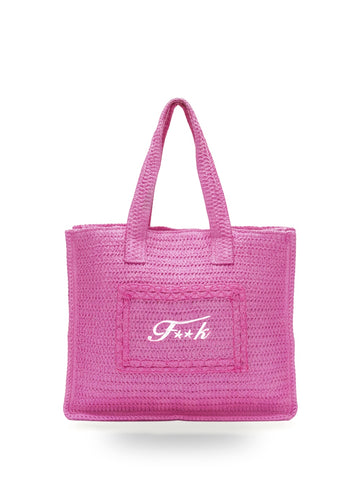 F**k Tote Bag - Borse Donna - Fuxia