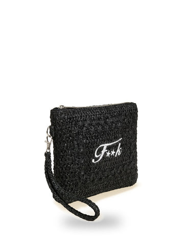 F**k Mini Pochette - Borse Donna - Nero