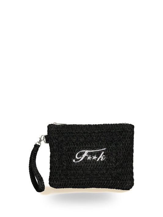 F**k Mini Pochette - Borse Donna - Nero