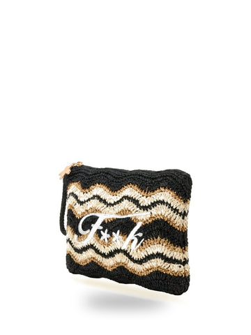 F**k Mini Pochette - Borse Donna - Nero