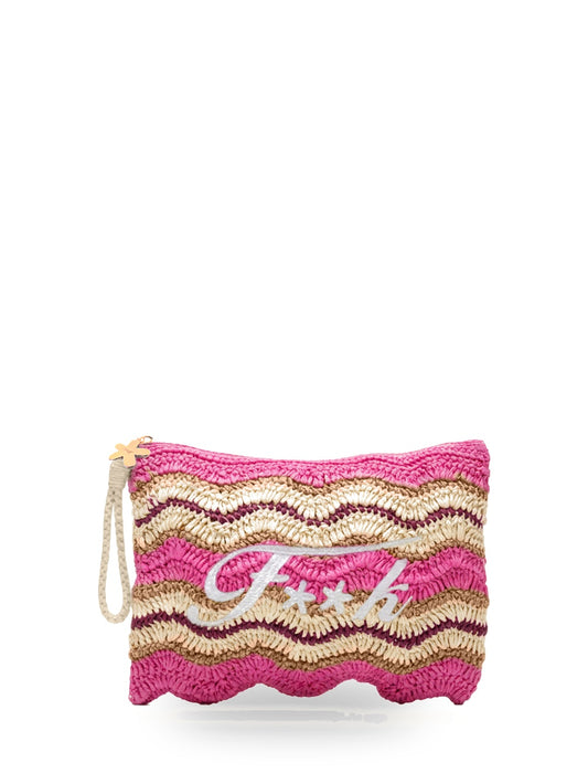 F**k Mini Pochette - Borse Donna - Fuxia
