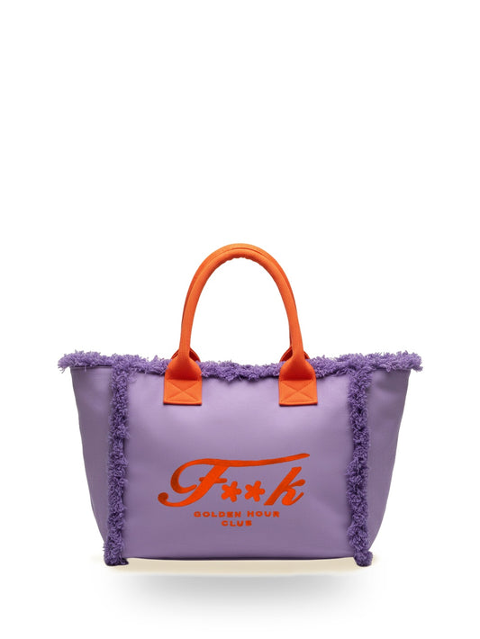 F**k Maxi Bag - Borse Mare Donna - Viola