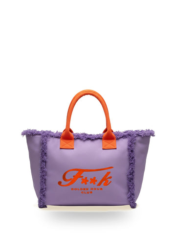 F**k Maxi Bag - Borse Mare Donna - Viola