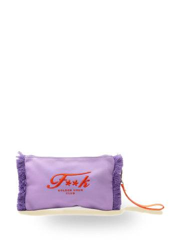 F**k Mini Pochette - Borse Donna - Viola