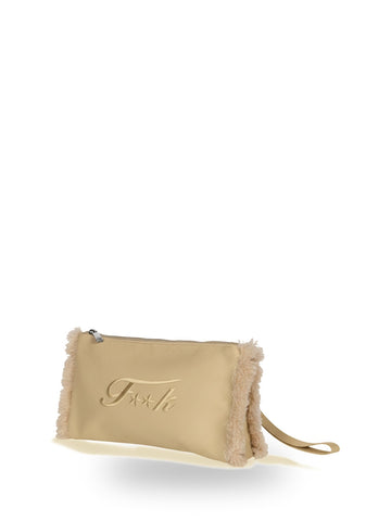 F**k Mini Pochette - Borse Donna - Beige