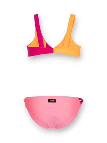 F**k Top Fisso - Slip Fisso - Costumi Bambino - Rosa