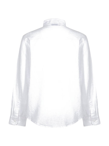 F**k Camicia Collo Francese Regular - Camicie Bambino - Bianco