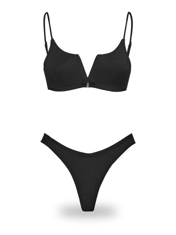 F**k Top Fisso Americano - Costumi Donna - Nero