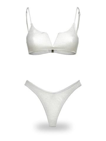 F**k Top Fisso Americano - Costumi Donna - Bianco