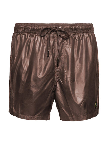 F**k Shorts Medio Cinto Regolabile Blue - Costumi Uomo - Marrone