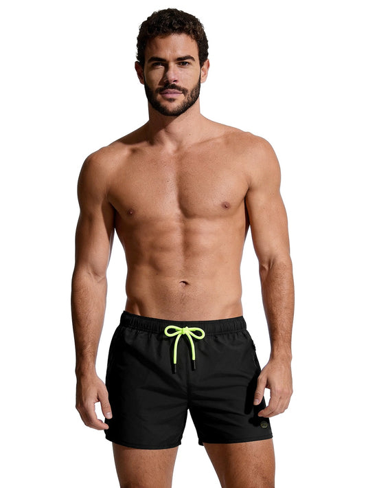 F**k Shorts Corto Cinto Regolabile Purple - Costumi Uomo - Nero