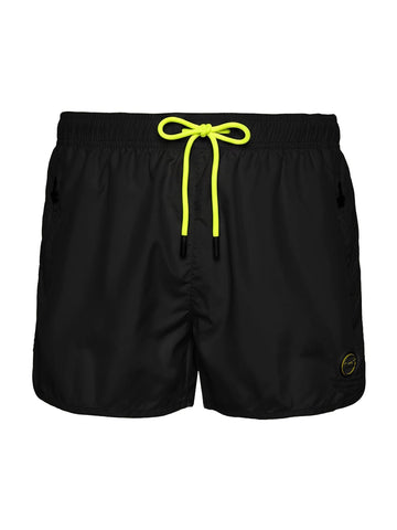 F**k Shorts Corto Cinto Regolabile Purple - Costumi Uomo - Nero