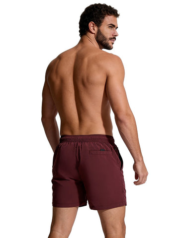 F**k Shorts Medio Cinto Regolabile - Costumi Uomo - Bordeaux