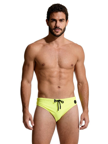 F**k Slip Regolare - Costumi Uomo - Giallo Fluo