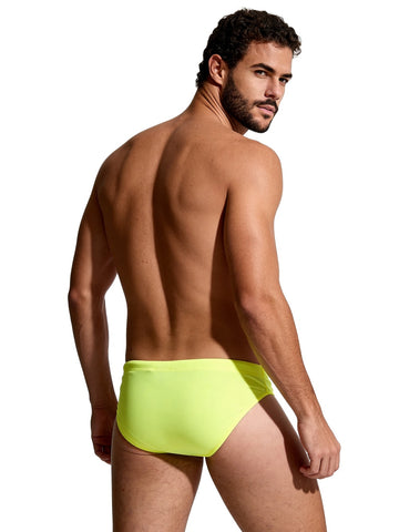 F**k Slip Regolare - Costumi Uomo - Giallo Fluo