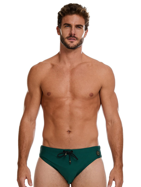 F**k Slip Regolare - Costumi Uomo - Verde Scuro