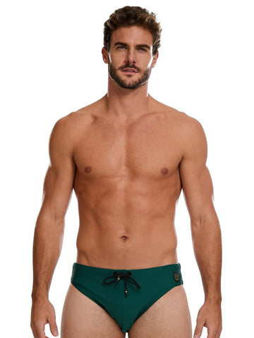F**k Slip Regolare - Costumi Uomo - Verde Scuro