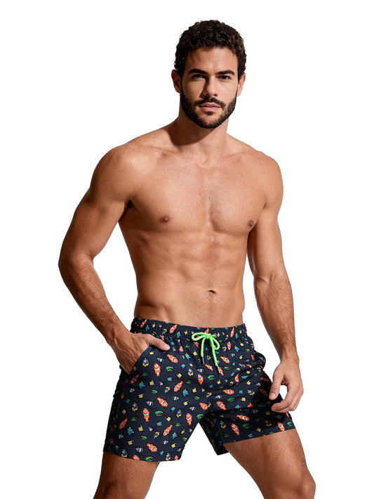 F**k Shorts - Costumi Uomo - Fucsia