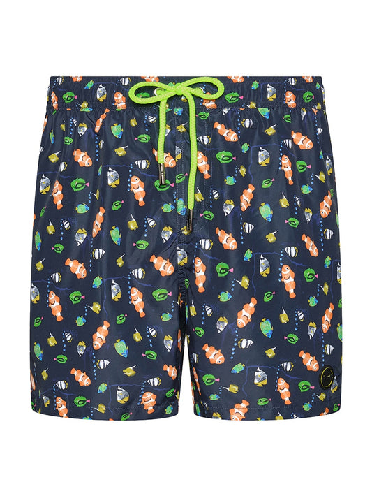 F**k Shorts - Costumi Uomo - Fucsia