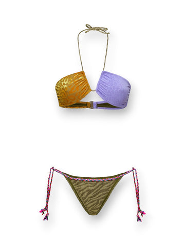 F**k Fascia - Slip Regolabile Multicolor - Costumi Donna - Multicolore