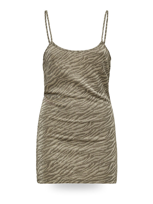 F**k Vestito Corto - Abiti Donna - Verde Militare