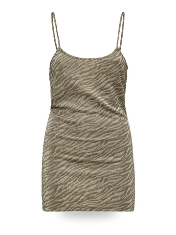 F**k Vestito Corto - Abiti Donna - Verde Militare