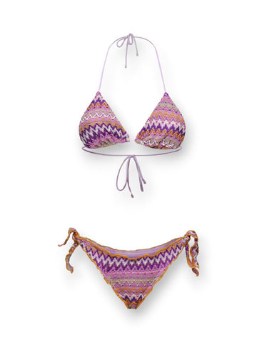 F**k Triangolo - Slip Regolabile Multicolor - Costumi Donna - Multicolore