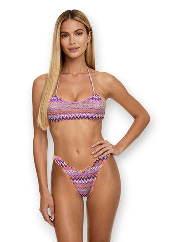 F**k Top Regolabile - Americano Fisso Multico - Costumi Donna - Multicolore