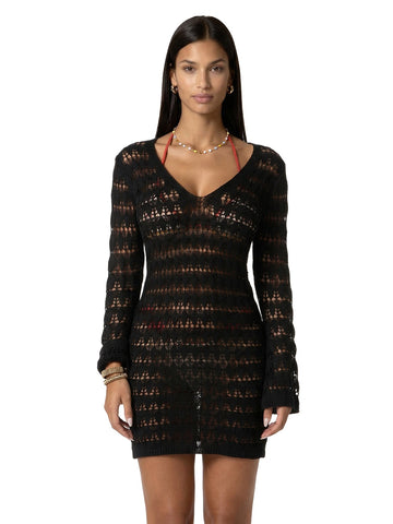 F**k Vestito Corto Black - Abiti Donna - Nero