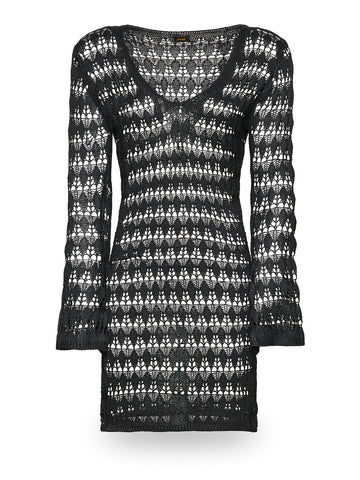 F**k Vestito Corto Black - Abiti Donna - Nero