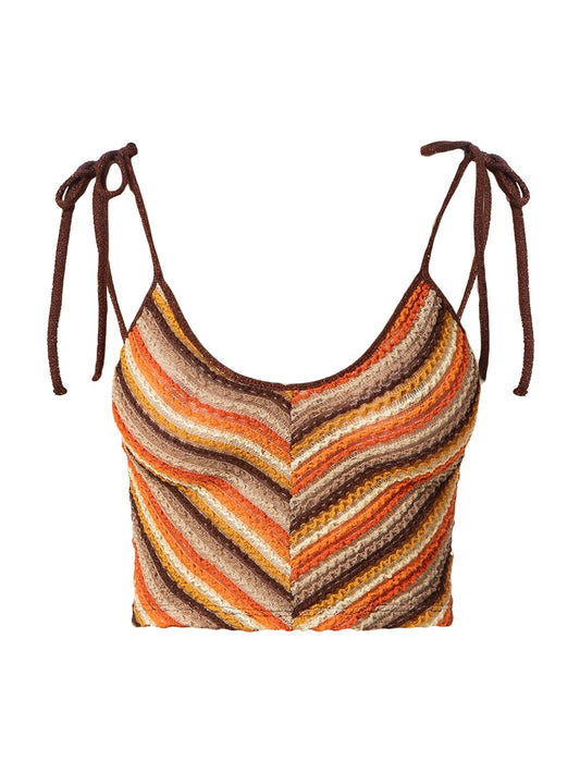 F**k Canotta Brown - T-Shirt Donna - Marrone