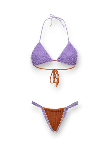 F**k Triangolo Brasiliano Fisso - Costumi Donna - Arancio