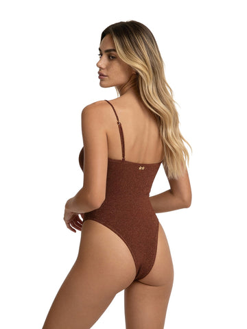 F**k Monokini - Costumi Donna - Marrone