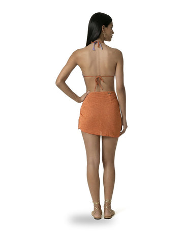 F**k Pareo Corto Orange - Gonne Donna - Arancio
