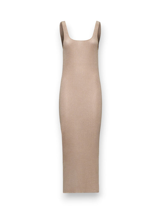 F**k Vestito - Lungo Gold - Abiti Donna - Oro