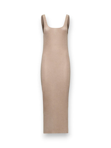 F**k Vestito - Lungo Gold - Abiti Donna - Oro