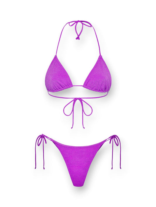 F**k Triangolo - Slip Regolabile Rust - Costumi Donna - Viola