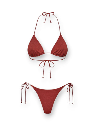 F**k Triangolo - Slip Regolabile Rust - Costumi Donna - Ruggine