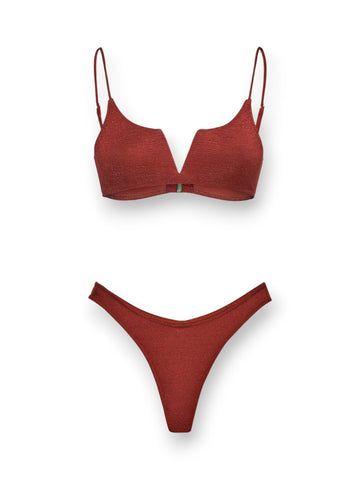 F**k Top Fisso - Americano Fisso Rust - Costume Donna - Ruggine
