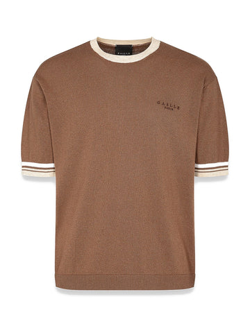 Gaelle T-shirt In Maglieria - T-Shirt Uomo - Moka