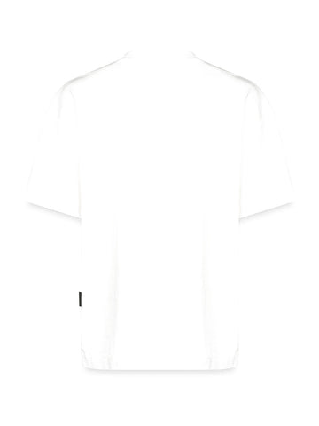 Gaelle T-shirt Over In Interlock - T-Shirt Uomo - Off White
