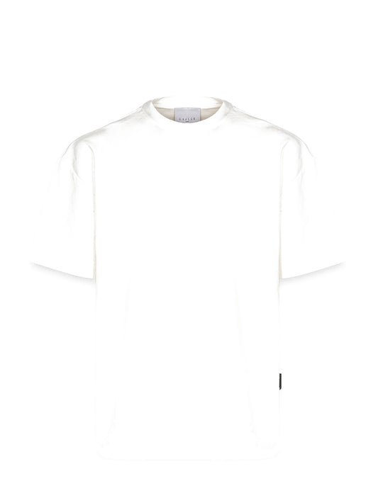 Gaelle T-shirt Over In Interlock - T-Shirt Uomo - Off White
